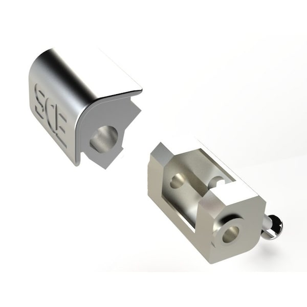 Door Hinge Assembly, 6 in. H x 6 in. W x 1 in. L, 2 PK